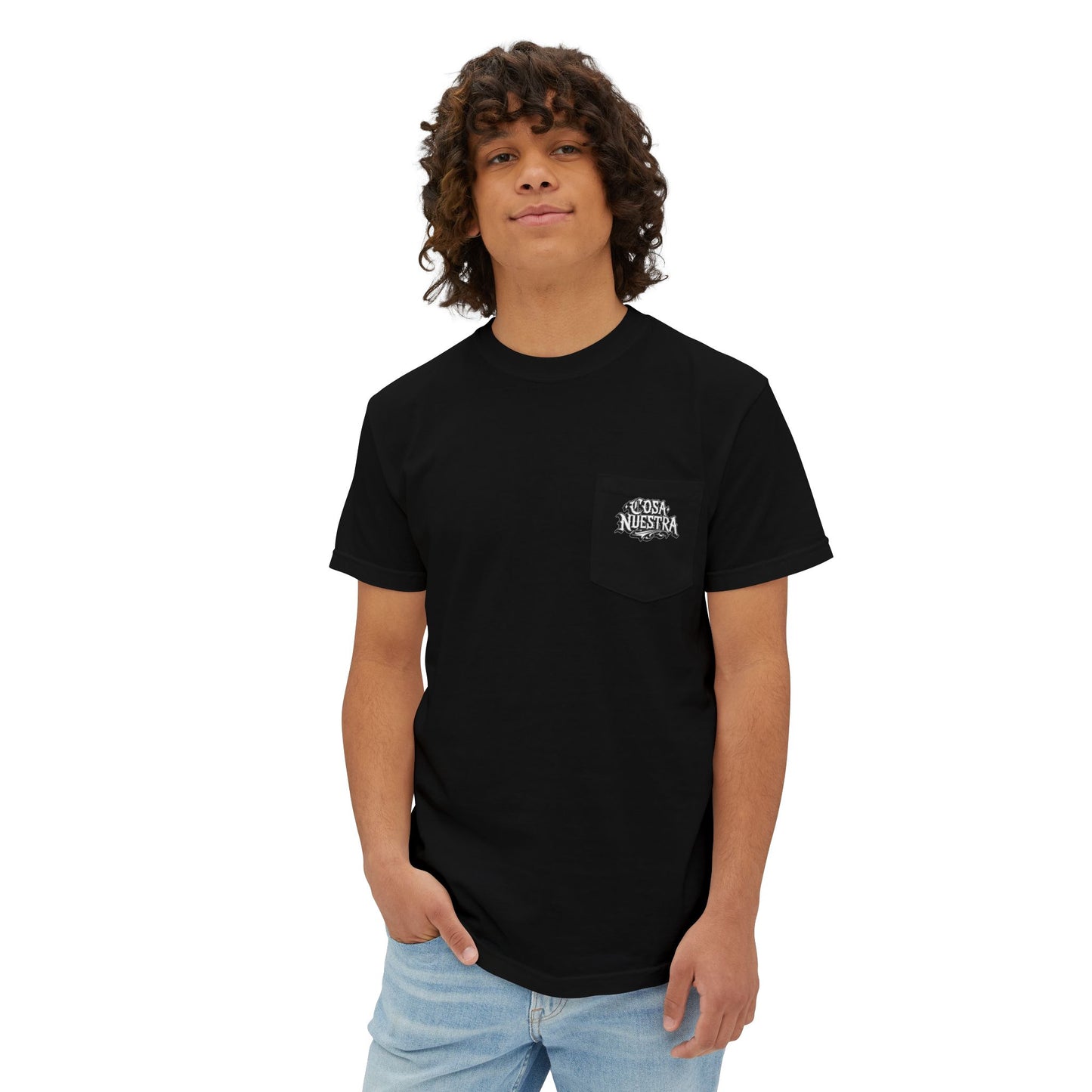 Shark Graphic Pocket Tee, Unisex T-Shirt, Summer Style, Beachwear, Casual Outfit, Gift for Ocean Lovers