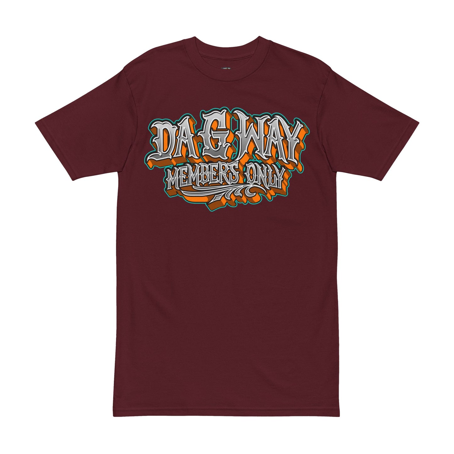 Da G Way Men's Heavyweight Graphic Tee - Cool Streetwear Style, Casual Fashion, Gift for Him, Trendy Apparel, Unique Graphic T-shirt
