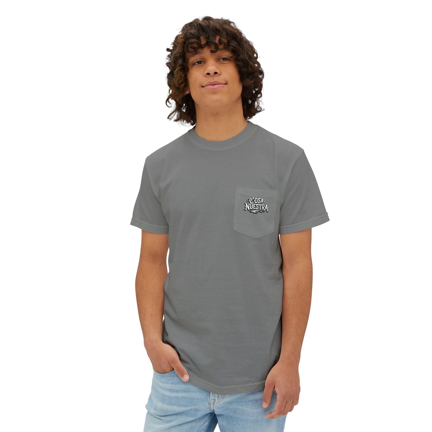 Shark Graphic Pocket Tee, Unisex T-Shirt, Summer Style, Beachwear, Casual Outfit, Gift for Ocean Lovers