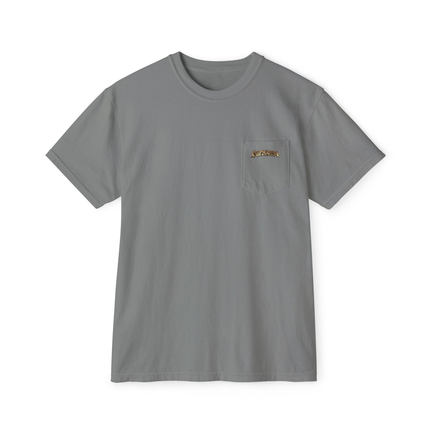 Ocean Adventure Shark Pocket T-Shirt, Men's Graphic Tee, Gift for Beach Lovers, Summer Casual Wear, Shark Design Apparel