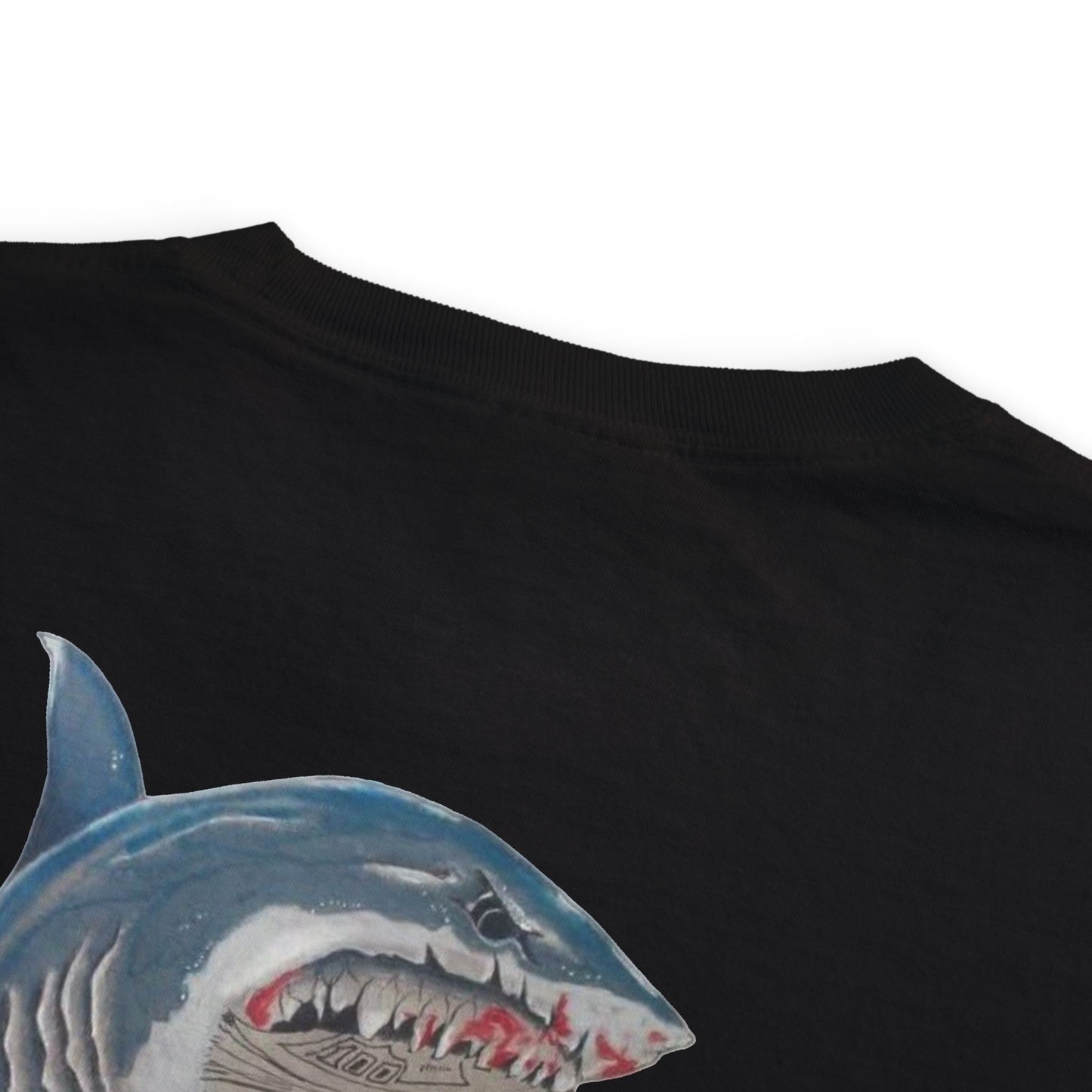 Ocean Adventure Shark Pocket T-Shirt, Men's Graphic Tee, Gift for Beach Lovers, Summer Casual Wear, Shark Design Apparel