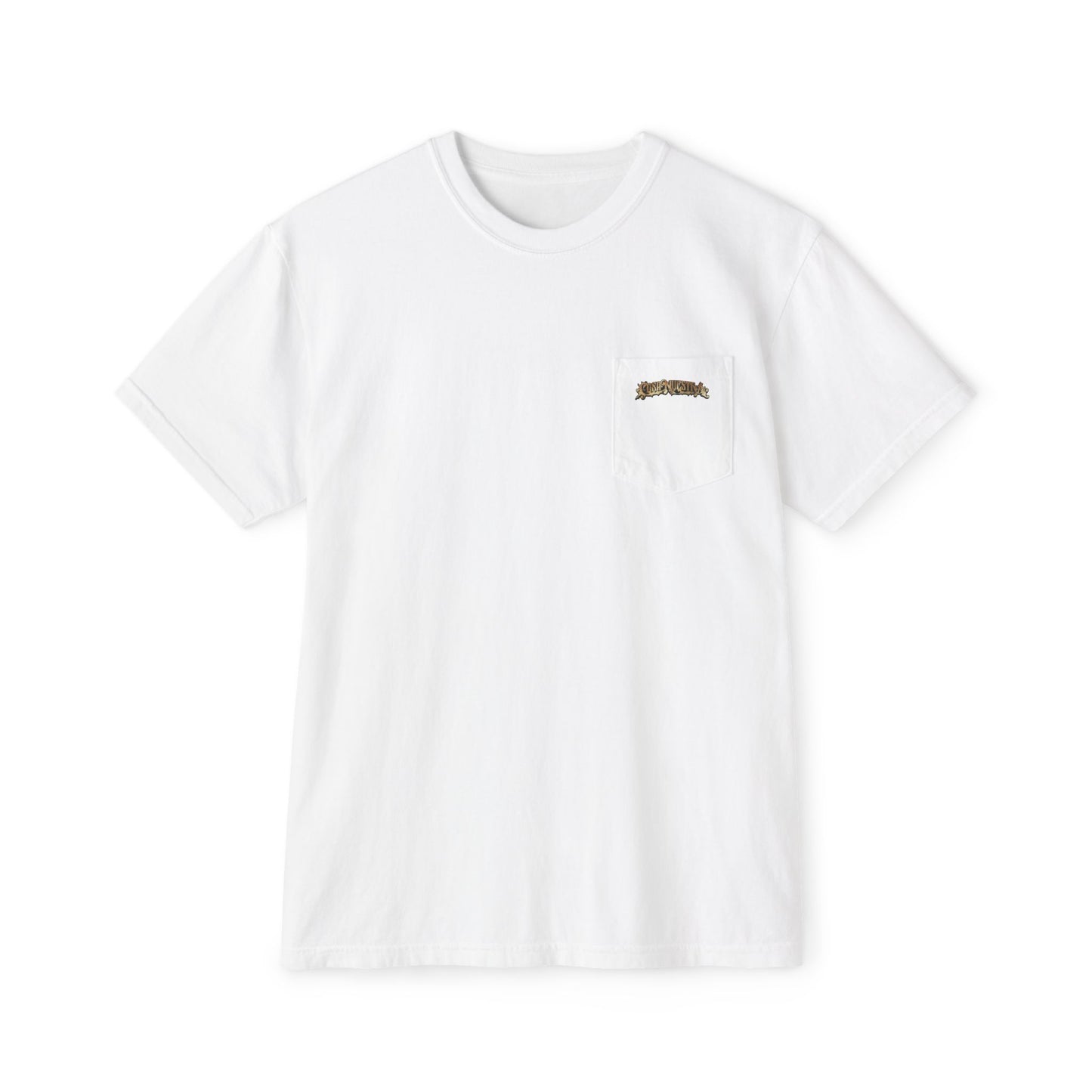 Ocean Adventure Shark Pocket T-Shirt, Men's Graphic Tee, Gift for Beach Lovers, Summer Casual Wear, Shark Design Apparel