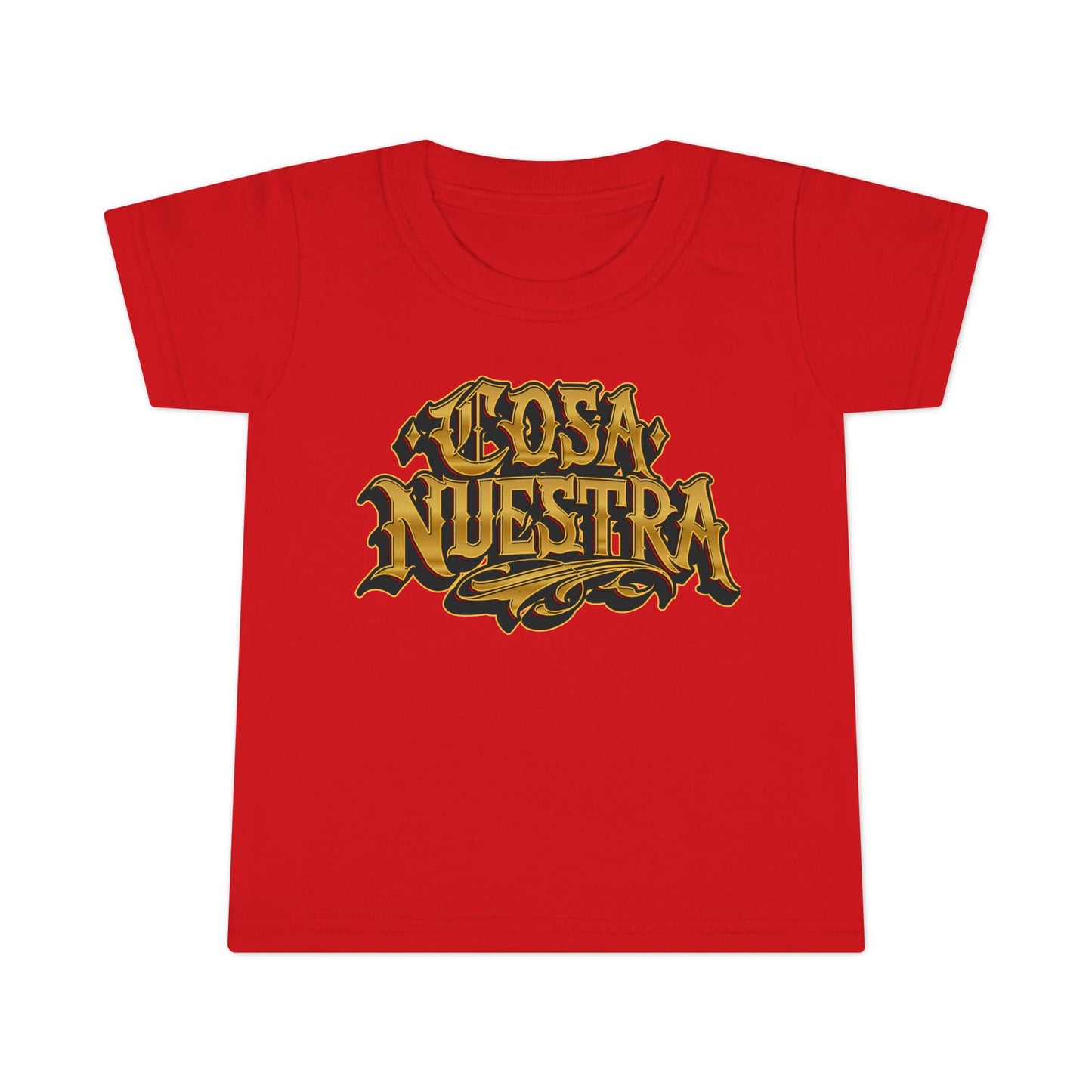 Cosa Nuestra Toddler T-shirt | Cool Kid Wear, Unique Toddler Gift, Trendy Toddler Outfit, Birthday Celebration Tee, Everyday Play Shirt