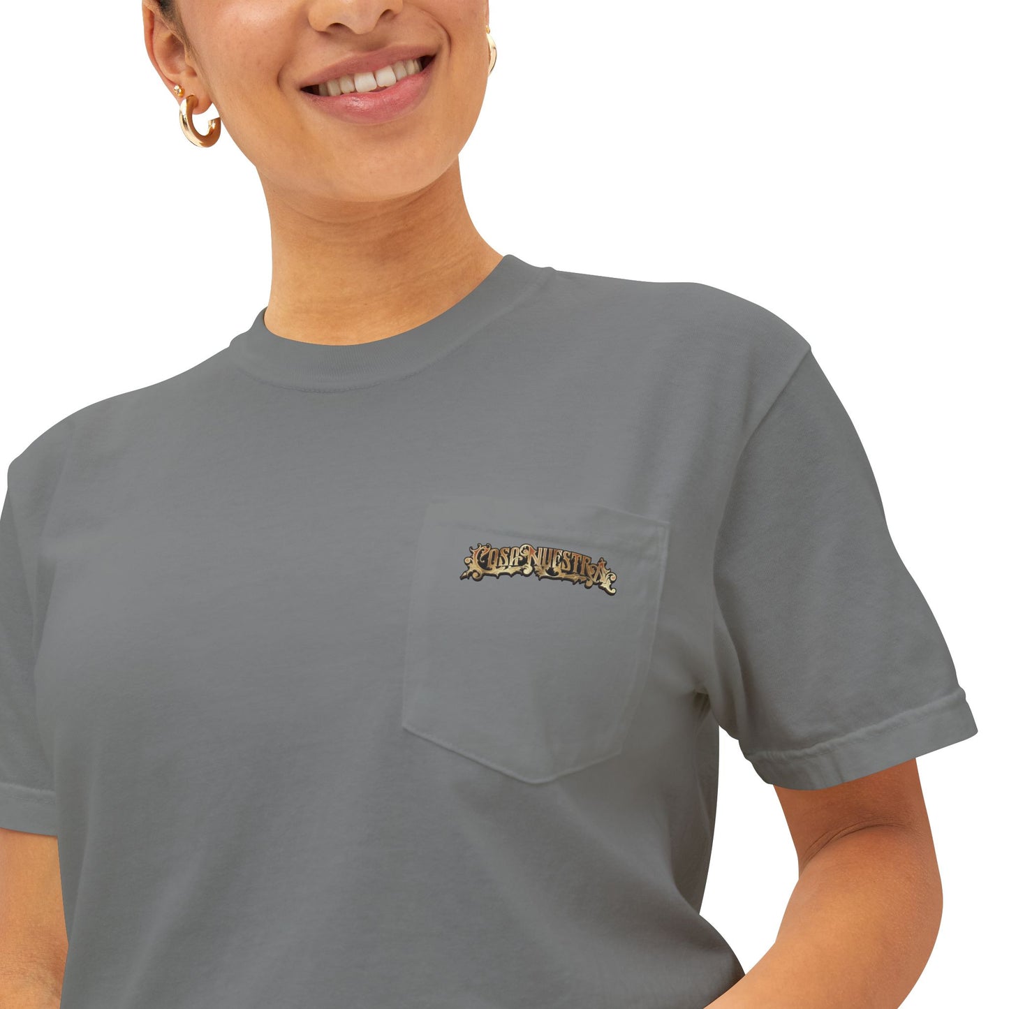 Ocean Adventure Shark Pocket T-Shirt, Men's Graphic Tee, Gift for Beach Lovers, Summer Casual Wear, Shark Design Apparel