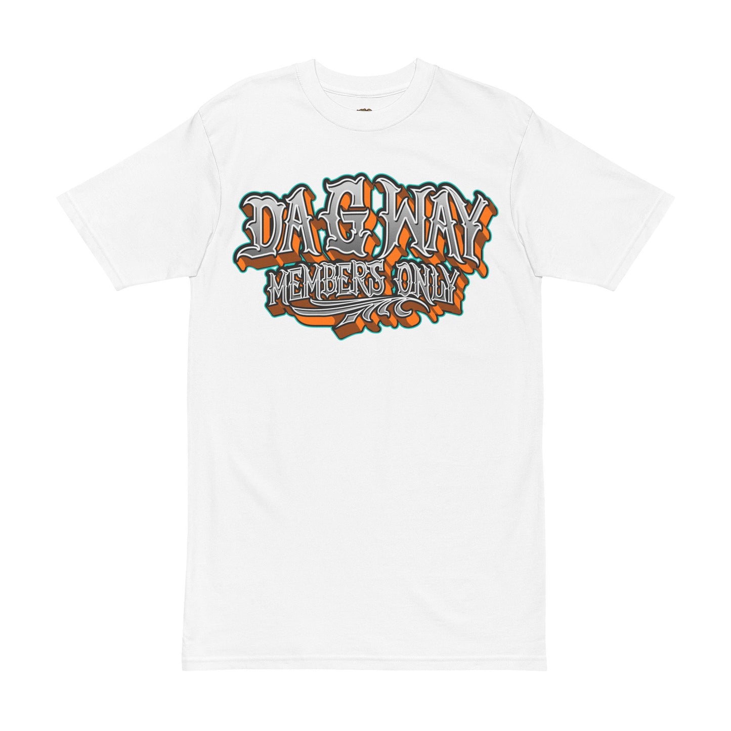 Da G Way Men's Heavyweight Graphic Tee - Cool Streetwear Style, Casual Fashion, Gift for Him, Trendy Apparel, Unique Graphic T-shirt