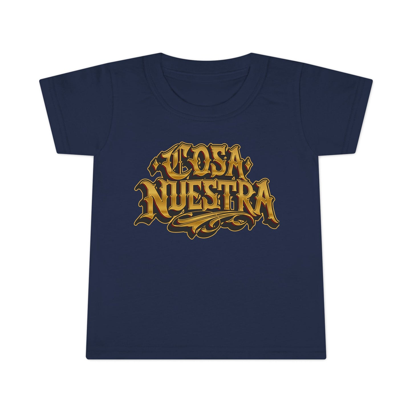 Cosa Nuestra Toddler T-shirt | Cool Kid Wear, Unique Toddler Gift, Trendy Toddler Outfit, Birthday Celebration Tee, Everyday Play Shirt