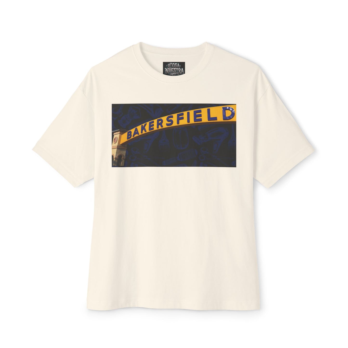 Bakersfield Barbers Unisex Boxy Tee, Oversized T-Shirt, Casual Streetwear, Graphic Tee, Gift for Barber Fans, Summer Fashion