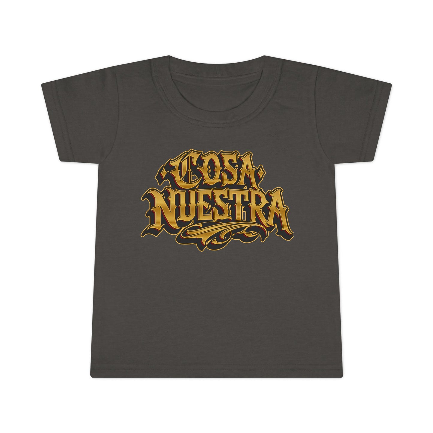 Cosa Nuestra Toddler T-shirt | Cool Kid Wear, Unique Toddler Gift, Trendy Toddler Outfit, Birthday Celebration Tee, Everyday Play Shirt