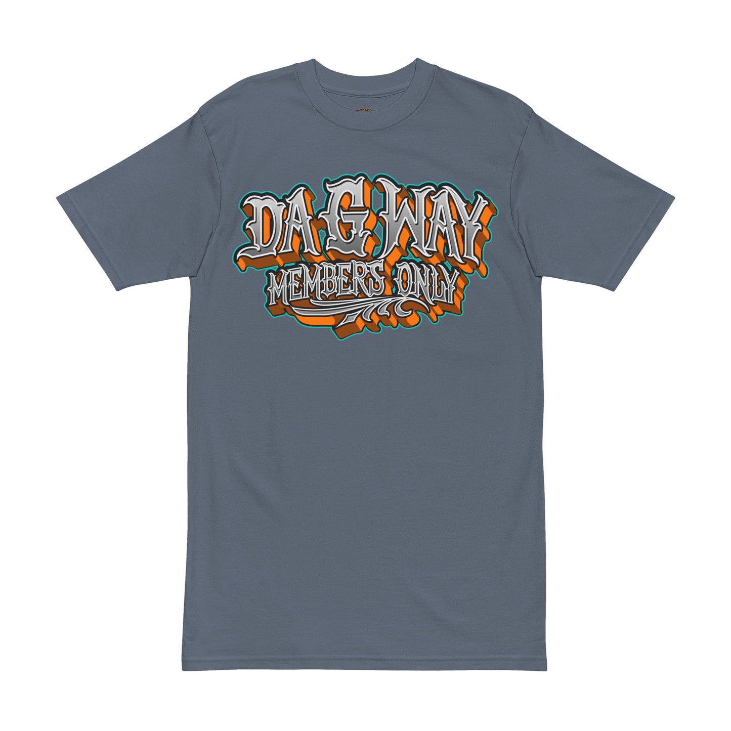 Da G Way Men's Heavyweight Graphic Tee - Cool Streetwear Style, Casual Fashion, Gift for Him, Trendy Apparel, Unique Graphic T-shirt