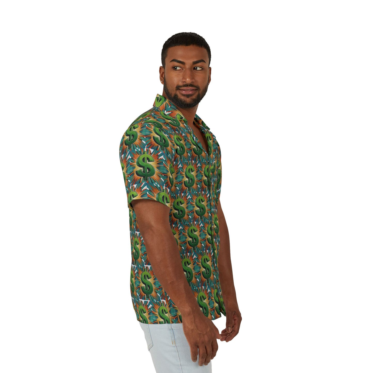 Men's COSA NUESTRA Hawaiian Camp Shirt - Fun Tropical Shirt for Beach Parties, Luau, Summer Gatherings, Casual Wear, Vacation Vibes