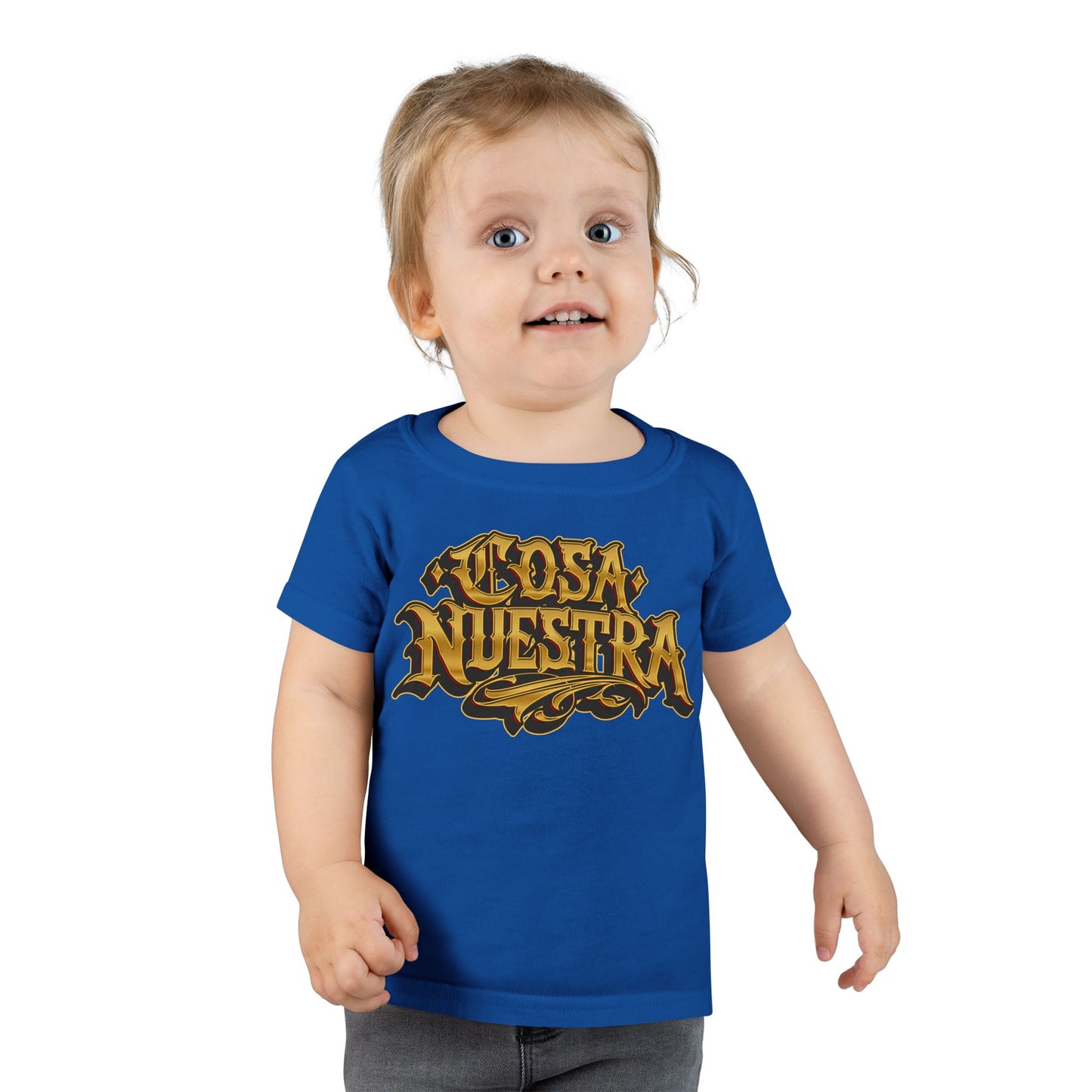 Cosa Nuestra Toddler T-shirt | Cool Kid Wear, Unique Toddler Gift, Trendy Toddler Outfit, Birthday Celebration Tee, Everyday Play Shirt
