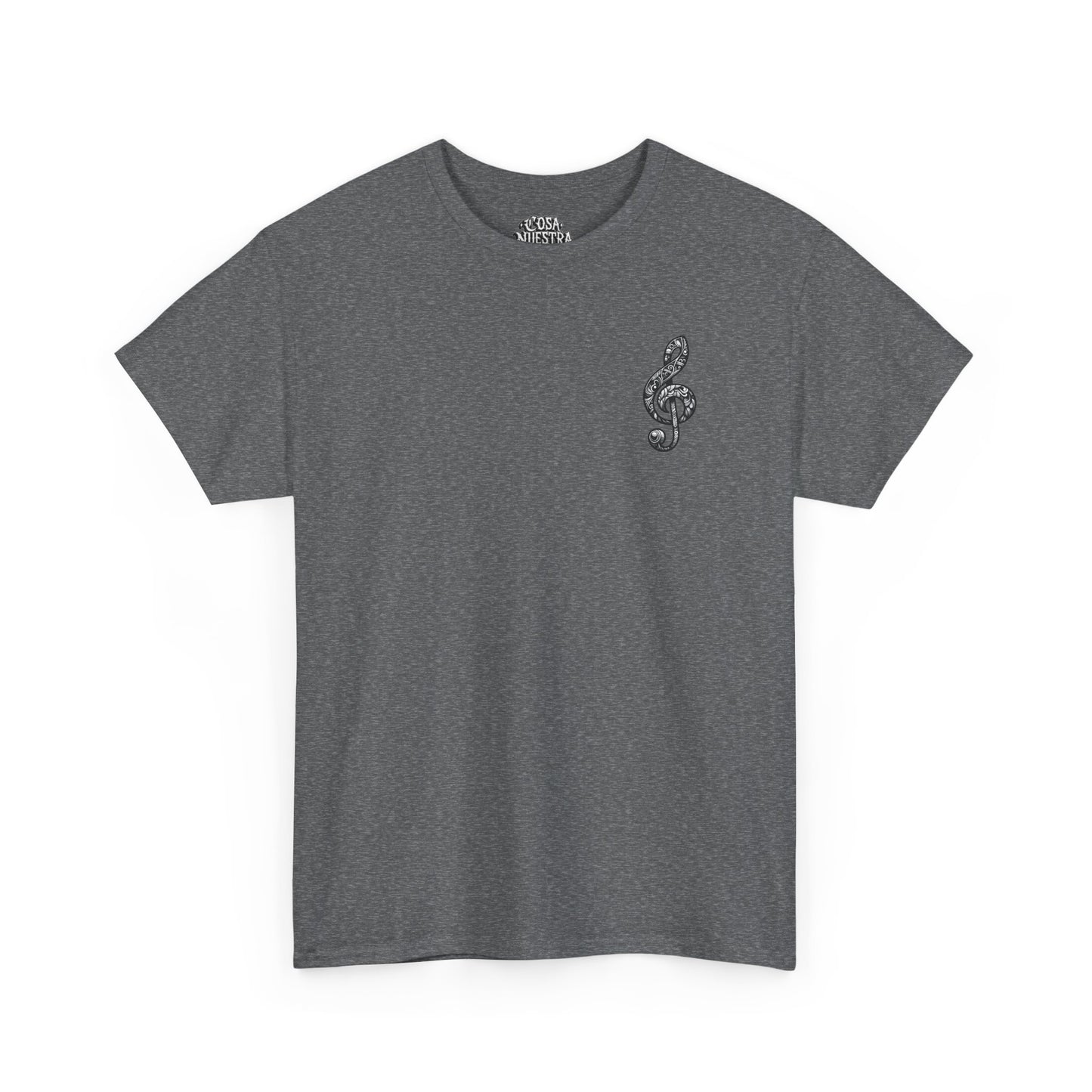 Musical Peace Tee, Unisex Heavy Cotton Shirt for Music Lovers, Gift for Musicians, Inspirational T-Shirt, Casual Everyday Wear