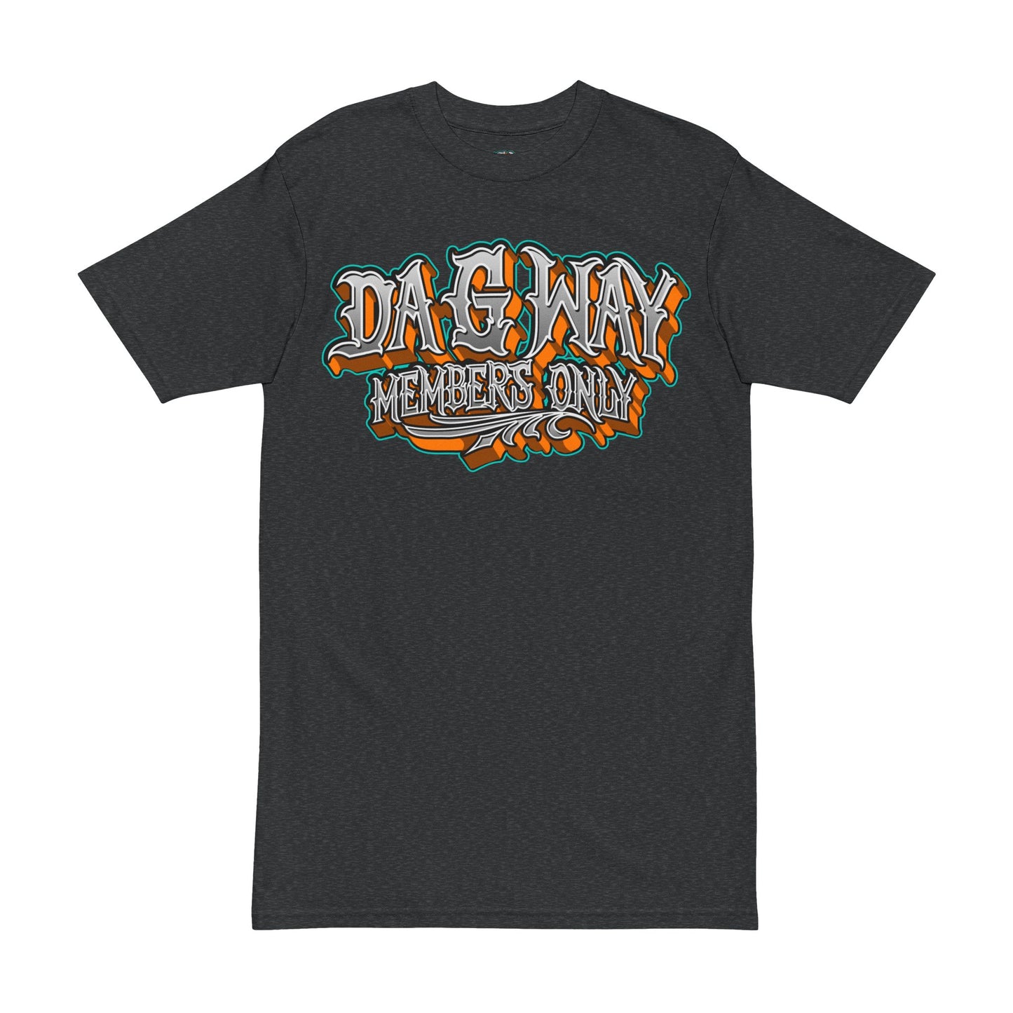Da G Way Men's Heavyweight Graphic Tee - Cool Streetwear Style, Casual Fashion, Gift for Him, Trendy Apparel, Unique Graphic T-shirt