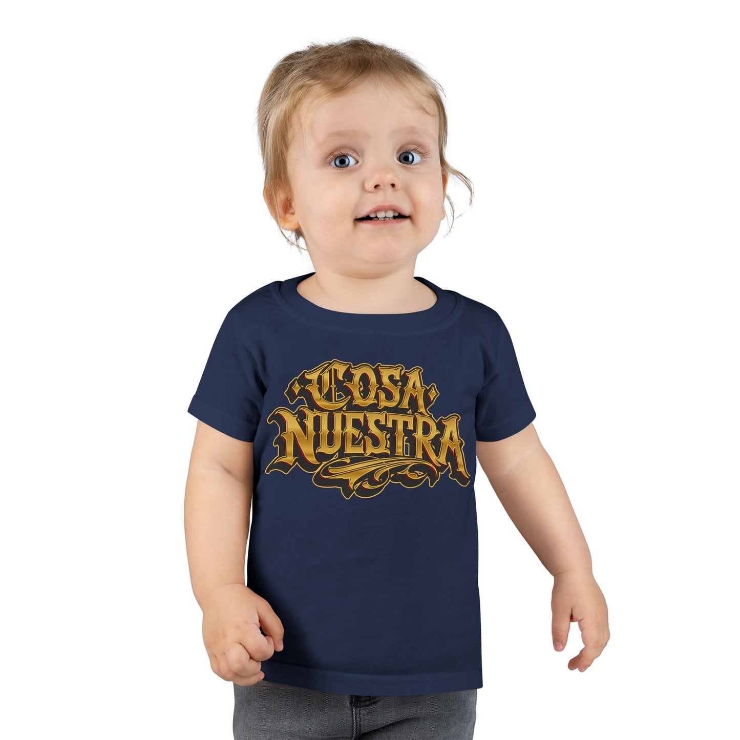 Cosa Nuestra Toddler T-shirt | Cool Kid Wear, Unique Toddler Gift, Trendy Toddler Outfit, Birthday Celebration Tee, Everyday Play Shirt