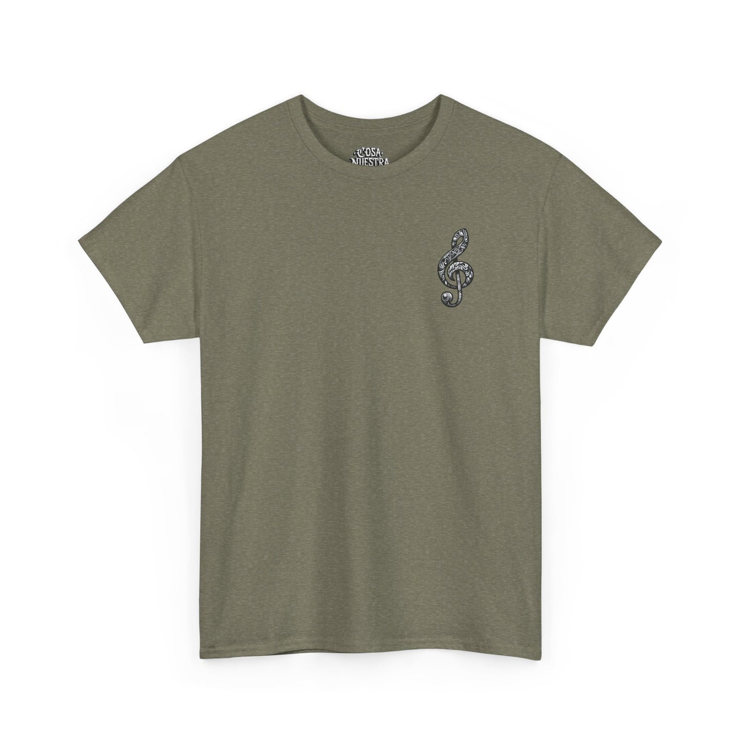 Musical Peace Tee, Unisex Heavy Cotton Shirt for Music Lovers, Gift for Musicians, Inspirational T-Shirt, Casual Everyday Wear