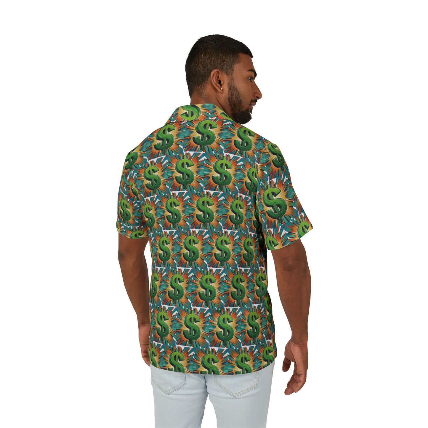 Men's COSA NUESTRA Hawaiian Camp Shirt - Fun Tropical Shirt for Beach Parties, Luau, Summer Gatherings, Casual Wear, Vacation Vibes