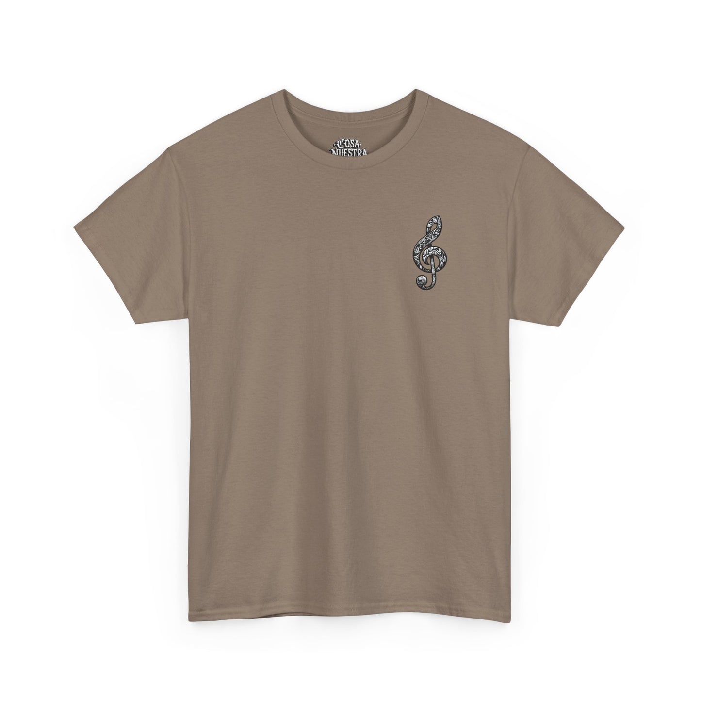 Musical Peace Tee, Unisex Heavy Cotton Shirt for Music Lovers, Gift for Musicians, Inspirational T-Shirt, Casual Everyday Wear