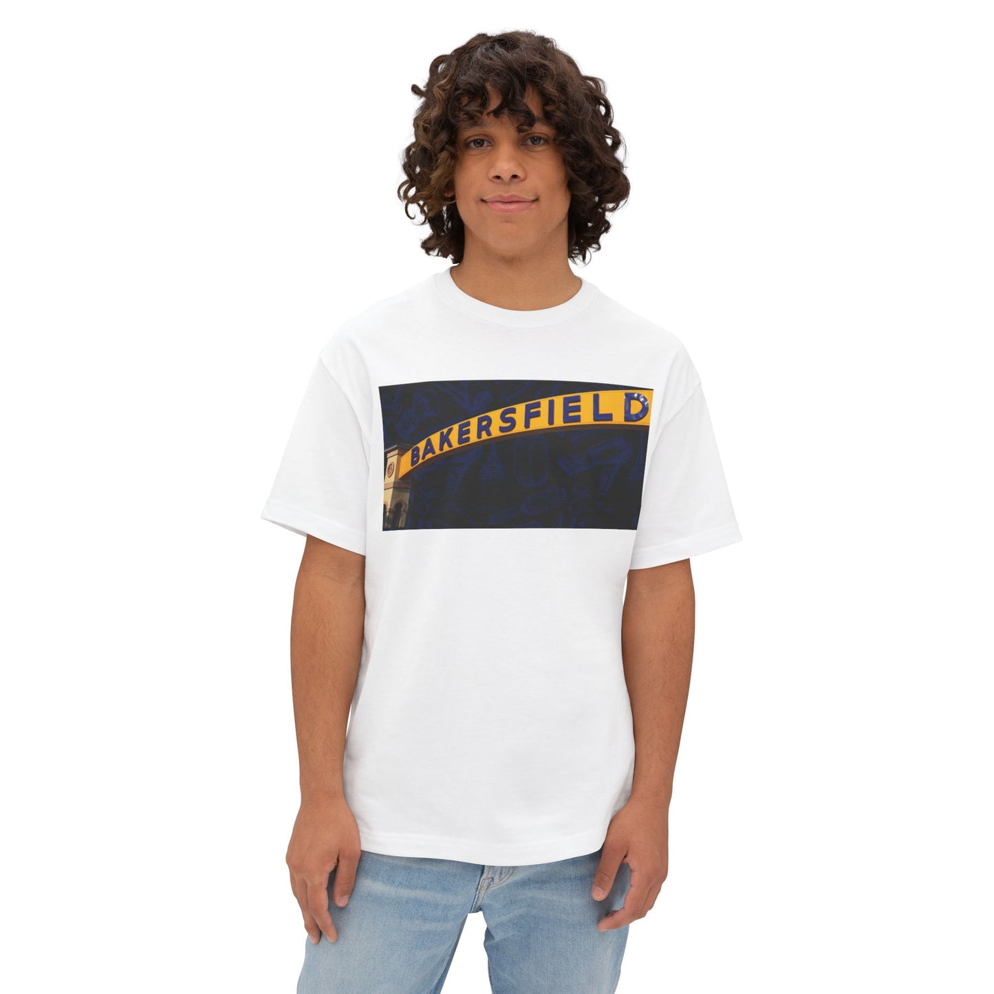 Bakersfield Barbers Unisex Boxy Tee, Oversized T-Shirt, Casual Streetwear, Graphic Tee, Gift for Barber Fans, Summer Fashion
