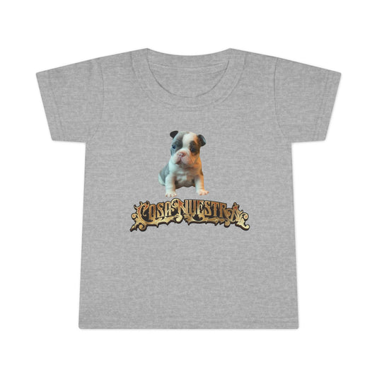 Cute Dog Graphic Toddler T-shirt, Funny Pet Tee, Kids Animal Lover Top, Birthday Gift for Toddlers, Playful Casual Wear