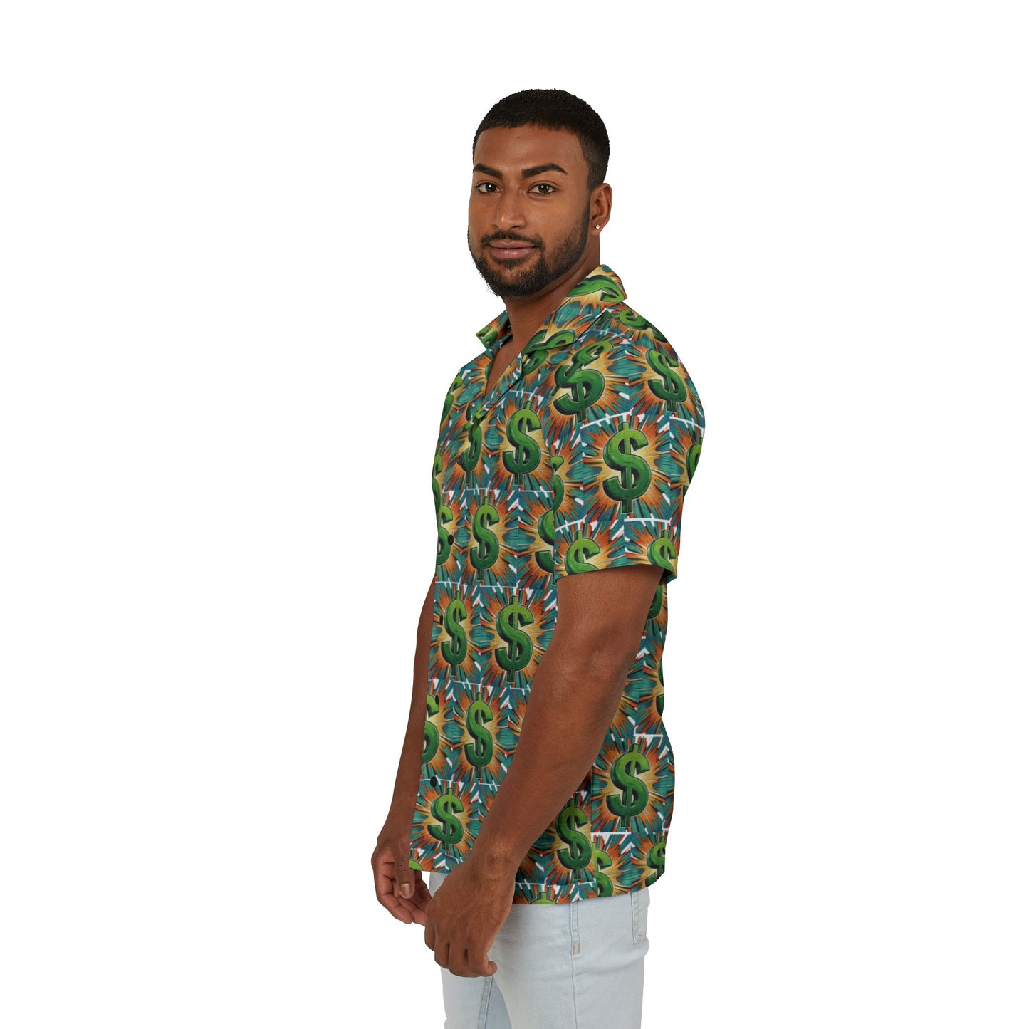 Men's COSA NUESTRA Hawaiian Camp Shirt - Fun Tropical Shirt for Beach Parties, Luau, Summer Gatherings, Casual Wear, Vacation Vibes
