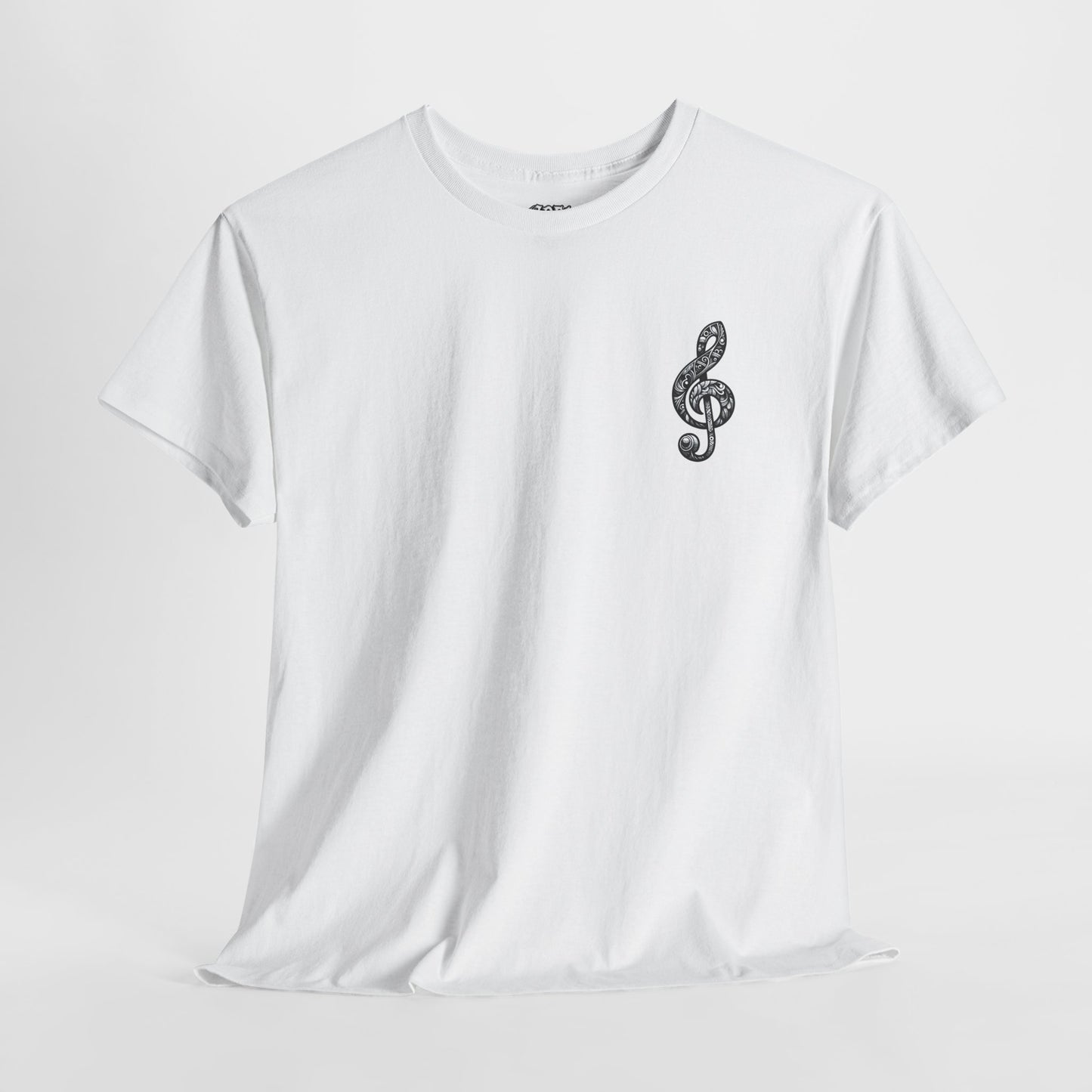 Musical Peace Tee, Unisex Heavy Cotton Shirt for Music Lovers, Gift for Musicians, Inspirational T-Shirt, Casual Everyday Wear