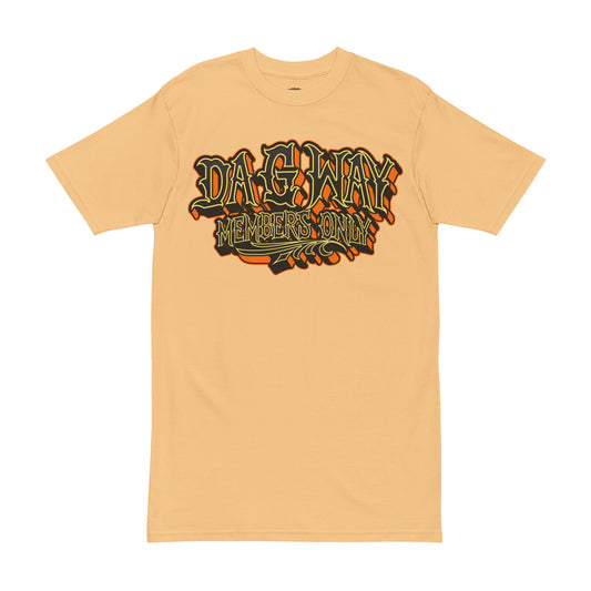 Da G Way Men's Heavyweight Graphic Tee - Cool Streetwear Style, Casual Fashion, Gift for Him, Trendy Apparel, Unique Graphic T-shirt