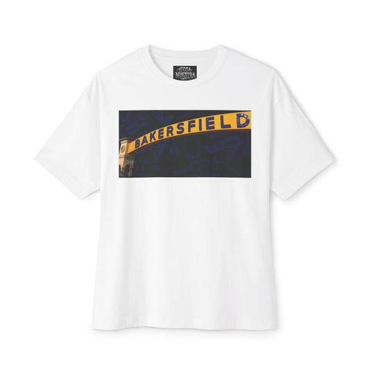 Bakersfield Barbers Unisex Boxy Tee, Oversized T-Shirt, Casual Streetwear, Graphic Tee, Gift for Barber Fans, Summer Fashion