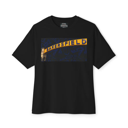 Bakersfield Barbers Unisex Boxy Tee, Oversized T-Shirt, Casual Streetwear, Graphic Tee, Gift for Barber Fans, Summer Fashion
